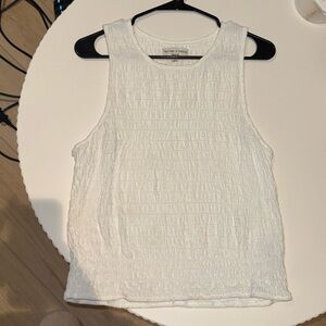 Madewell Textured Cream Tank Top